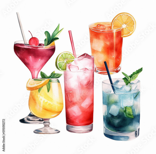 Alcohol fruit beverage in g...