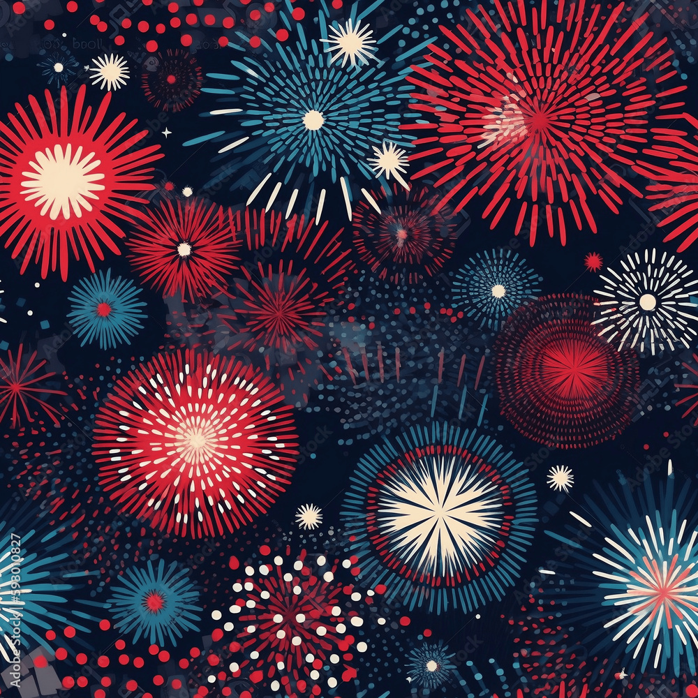 fireworks seamless pattern fireworks seamless pattern