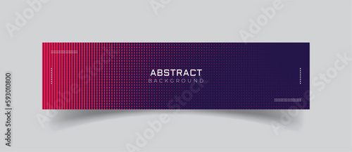 Linkedin banner abstract background design