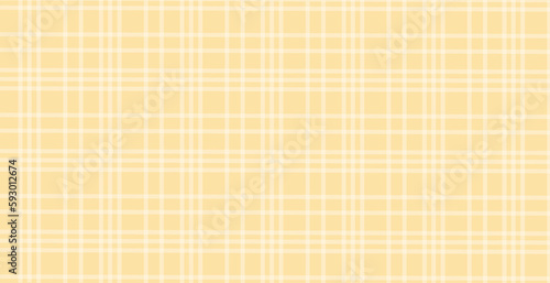Yellow plaid background vector illustration.
