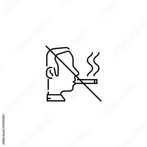 Smoking vector icon