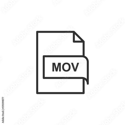 File Types icon, isolated File Types sign icon, vector illustration