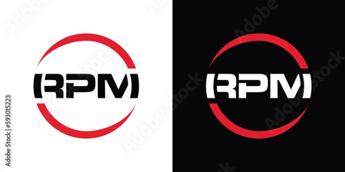 Free Download Speed rpm logo design for automotive company - GFXLoad