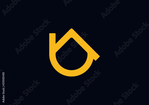 cheer home and care minimal logo symbol