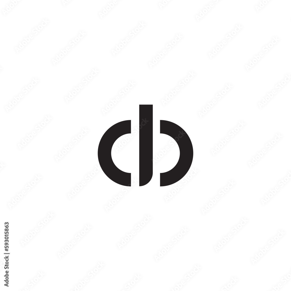 DB initial logo design template vector illustration DB initial logo design template vector illustration