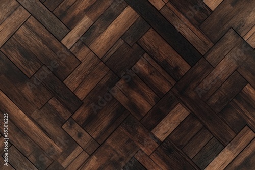 Fototapeta Naklejka Na Ścianę i Meble -  Tileable wood backgrounds. Seamless tiled dark wood backgrounds