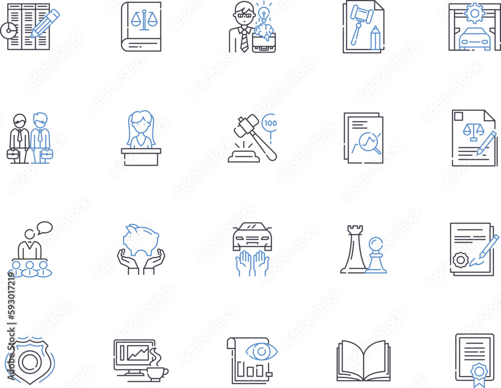 human rights outline icons collection. Human, Rights, Equality, Dignity, Life, Liberty, Freedom vector and illustration concept set. Justice, Respect, Autonomy linear signs