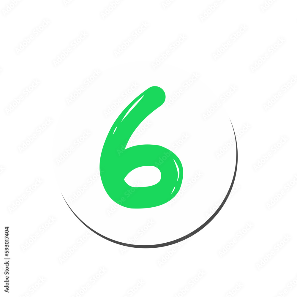 Fototapeta premium Cute Numbers