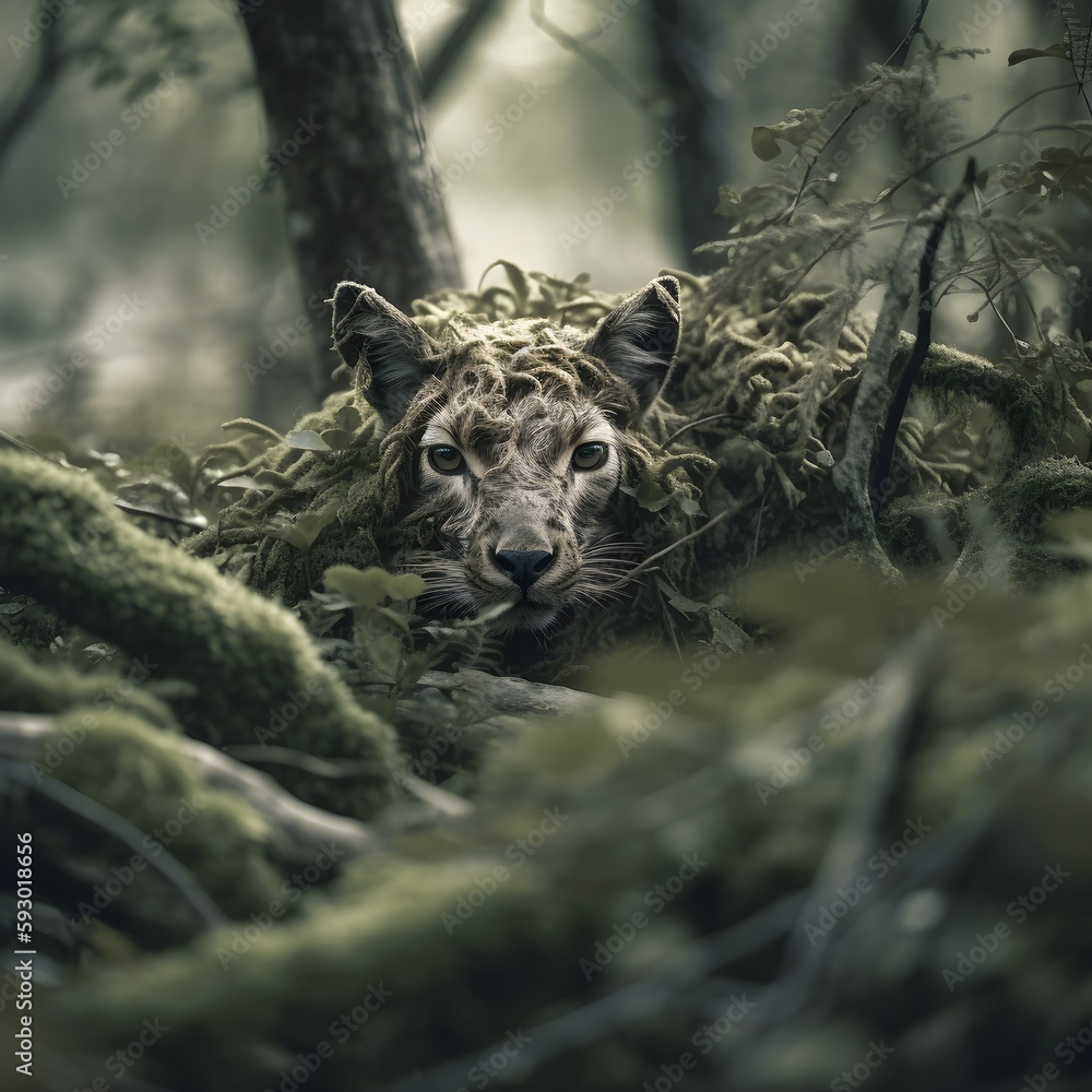 leopard in the woods leopard in the woods