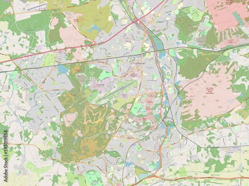 Rushmoor, England - Great Britain. OSM. No legend