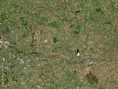 Selby, England - Great Britain. Low-res satellite. No legend