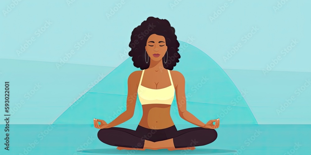 custom made wallpaper toronto digitalclose up of a woman in a meditative pose  with eyes closed 