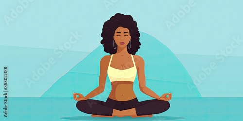 Wallpaper Mural close up of a woman in a meditative pose  with eyes closed  Torontodigital.ca