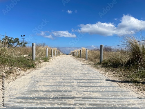 path to the baltic sea beach