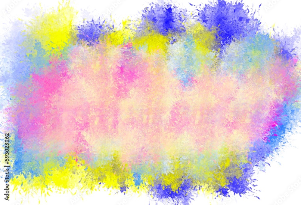 Colorful abstract background with paint splashes