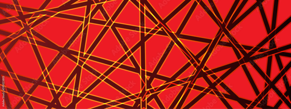 Abstract luxury black and golden lines on red background. Luxury premium gold lines background. Abstract luxury black and golden lines on red background. Luxury premium gold lines background.