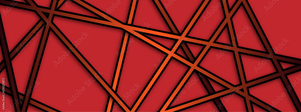 Abstract luxury black and golden lines on red background. Luxury premium gold lines background. Abstract luxury black and golden lines on red background. Luxury premium gold lines background.