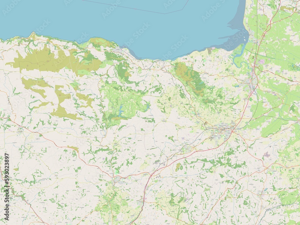 Somerset West and Taunton, England - Great Britain. OSM. No legend
