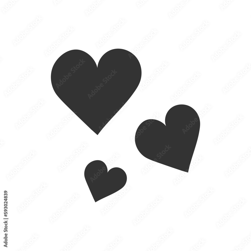 Hand drawn heart vector icon. Heart vector sign. Love heart icon. Valentines day heart icon. Heart flat symbol. UX UI icon Hand drawn heart vector icon. Heart vector sign. Love heart icon. Valentines day heart icon. Heart flat symbol. UX UI icon
