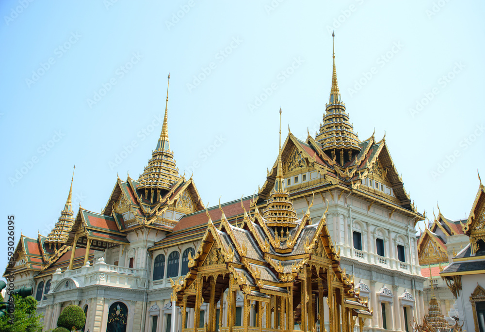 Temple of the Emerald Buddha and Grand Palace Bangkok.