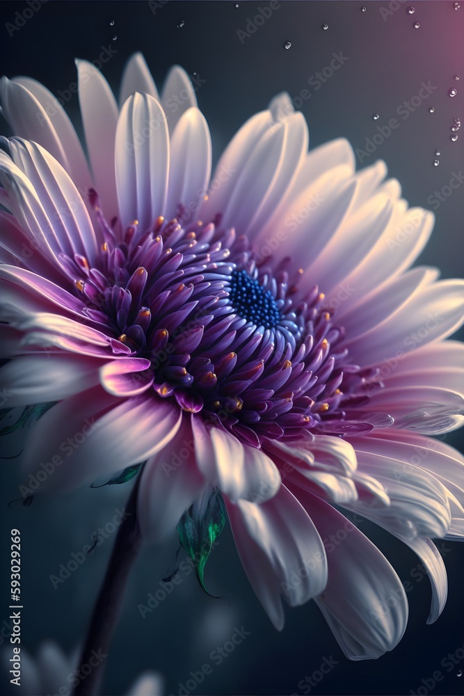 Obraz premium Photography of Beautiful Colorfull Flower. Created with Generative AI Technology