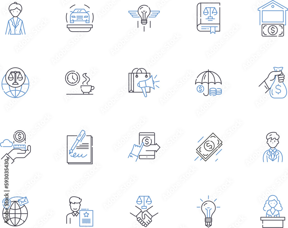 human rights outline icons collection. Human, Rights, Equality, Dignity, Life, Liberty, Freedom vector and illustration concept set. Justice, Respect, Autonomy linear signs