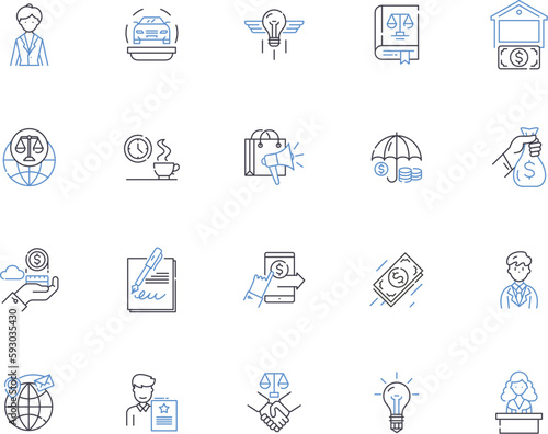 human rights outline icons collection. Human, Rights, Equality, Dignity, Life, Liberty, Freedom vector and illustration concept set. Justice, Respect, Autonomy linear signs