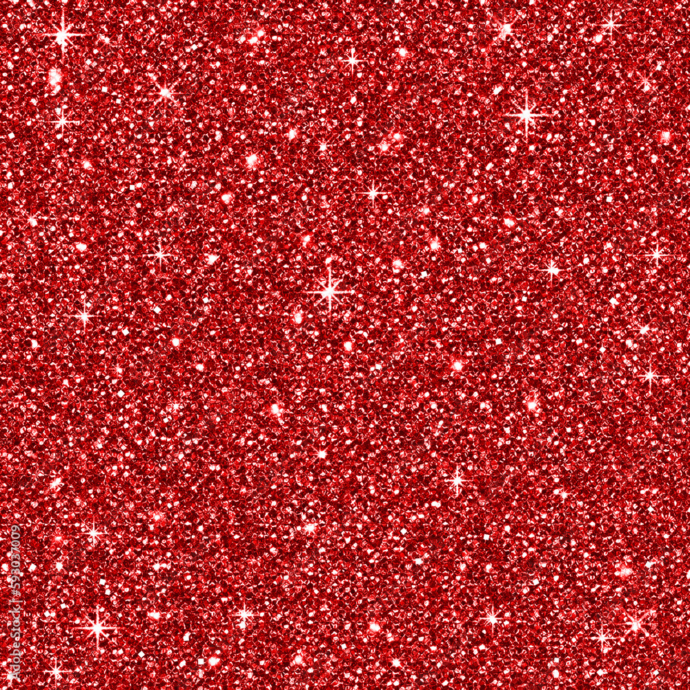 Bright red glitter texture background Bright red glitter texture background