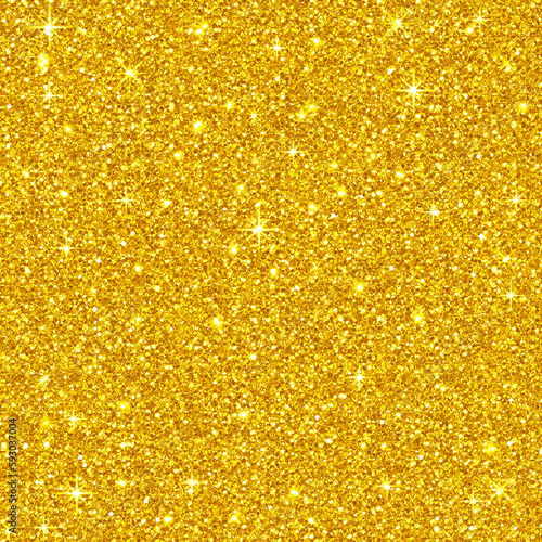 Bright yellow glitter texture background