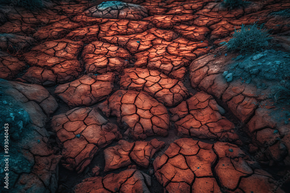 some rocks and dirt with the sun shining in the middle one is on top of the other, as if it's not. Generative AI some rocks and dirt with the sun shining in the middle one is on top of the other, as if it's not. Generative AI