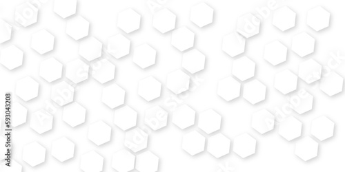 Fototapeta Naklejka Na Ścianę i Meble -  Modern simple style hexagonal graphic concept. Futuristic surface hexagon pattern with light rays. Abstract background with squares . Background with hexagons. Abstract background with lines.