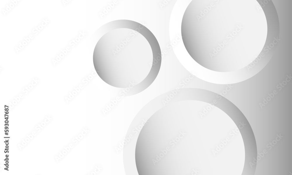 Abstract Vector Background Grayscale White Circles Abstract Vector Background Grayscale White Circles