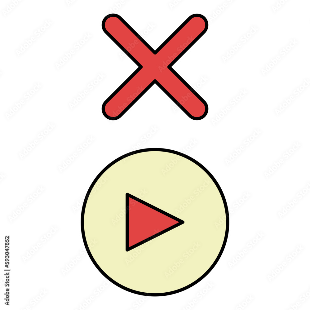 Obraz premium video player icon
