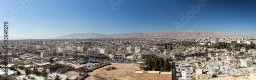Panorama of Shiraz City, Fars, Iran