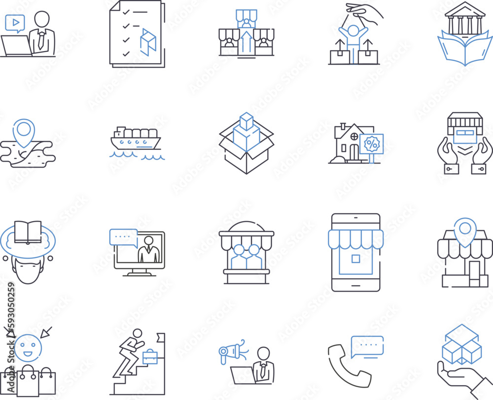 Public transportation outline icons collection. Bus, Train, Metro, Subway, Tram, Ferry, Monorail vector and illustration concept set. Cablecar, Taxi, Ride-share linear signs