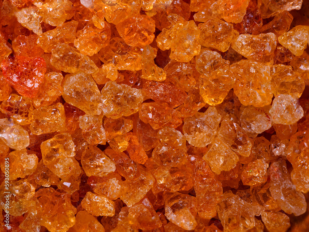 indian Gum arabic on white background.Selective focus indian Gum arabic on white background.Selective focus