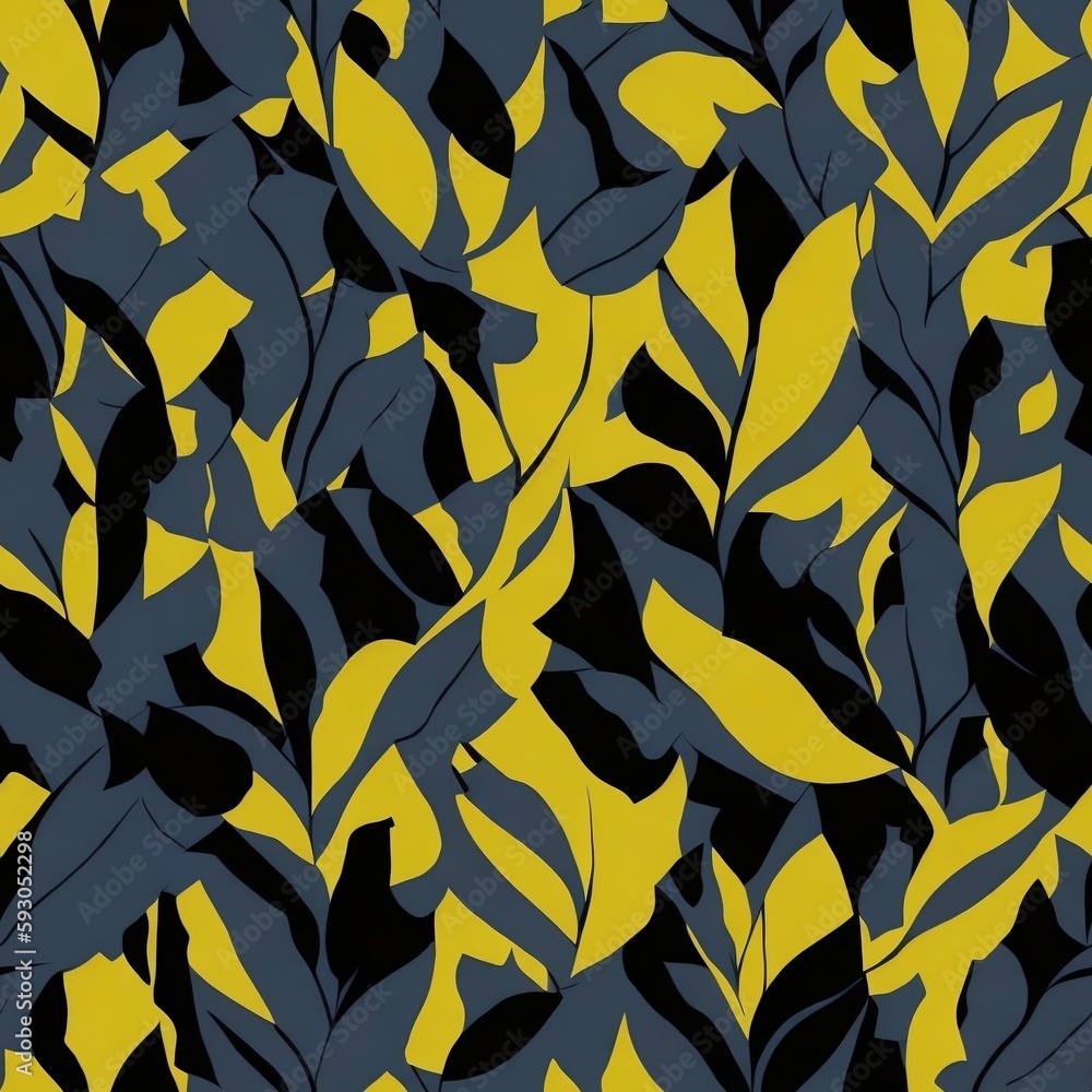 A pattern based on leaves A pattern based on leaves