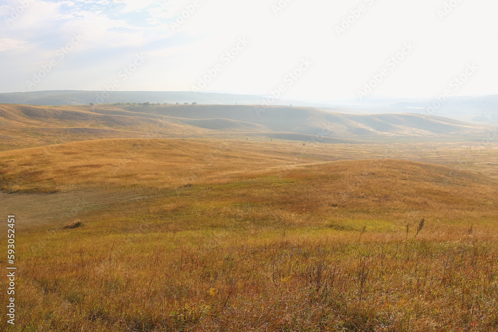 hills with grass landscape at sunset hills with grass landscape at sunset