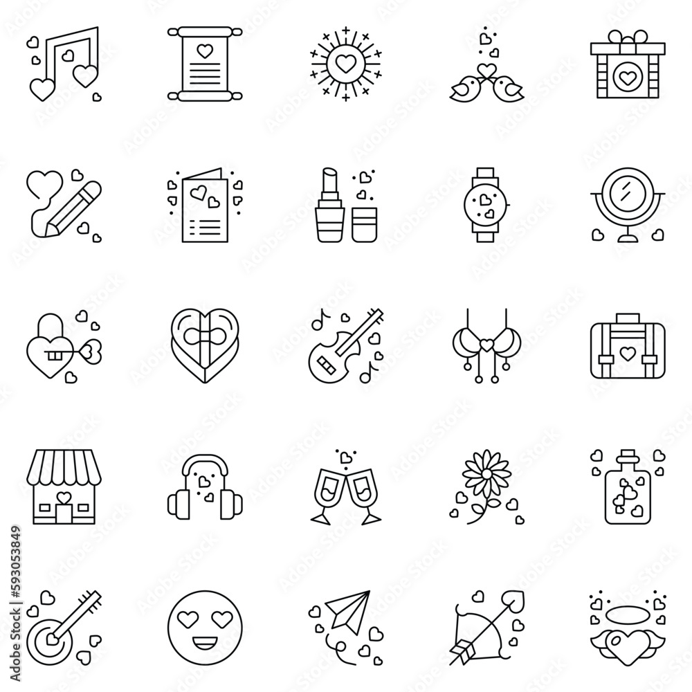 Set of friendship icons. Vector Illustration Set of friendship icons. Vector Illustration