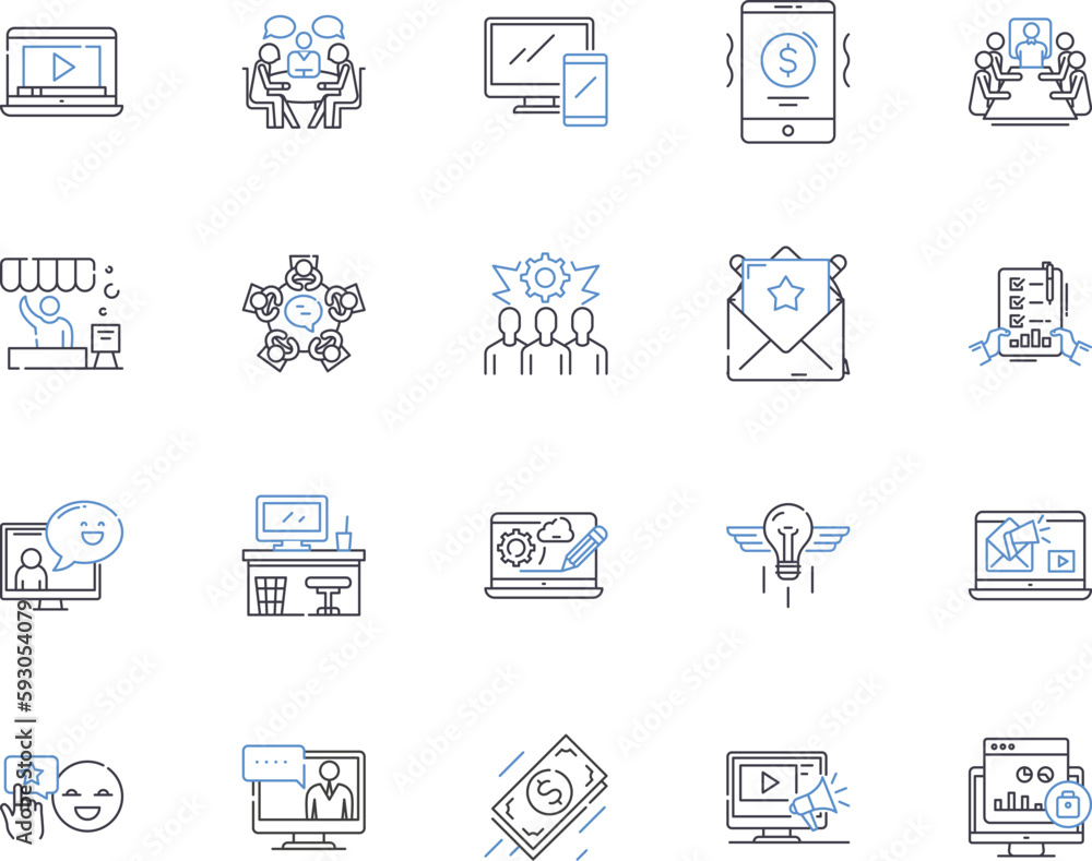 Start up elements outline icons collection. Funding, Resources, Idea, Planning, Strategy, Risk, Team vector and illustration concept set. Networking, Location, Execution linear signs Start up elements outline icons collection. Funding, Resources, Idea, Planning, Strategy, Risk, Team vector and illustration concept set. Networking, Location, Execution linear signs