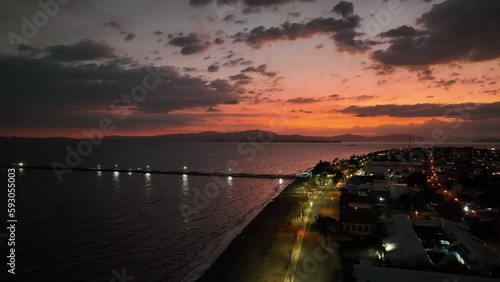 Atardecer, Puerto Costa Rica 