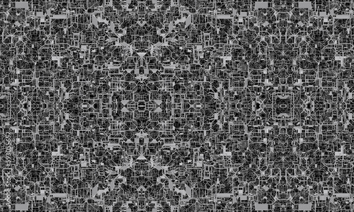 Fototapeta Naklejka Na Ścianę i Meble -  Metallic Mesh Pattern