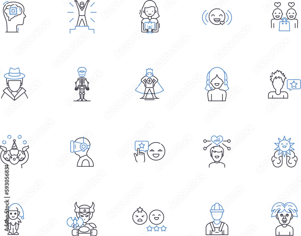 People management outline icons collection. People, Management, Strategy, Engagement, Performance, Mentoring, Recruitment vector and illustration concept set. Negotiation, Training, Retention linear People management outline icons collection. People, Management, Strategy, Engagement, Performance, Mentoring, Recruitment vector and illustration concept set. Negotiation, Training, Retention linear