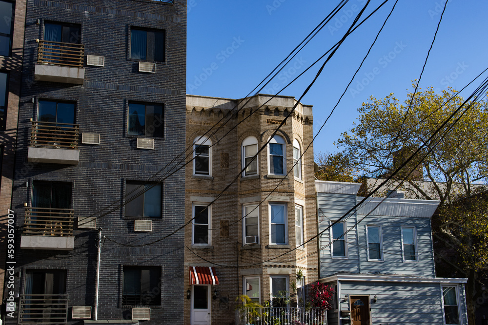 Φωτογραφία Old Homes and Apartment Buildings in Astoria Queens of New York City