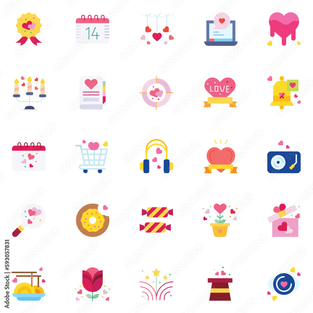 Valentine's Day Icons: teddy bear. letter. ring with a diamond. sweetmeats. heart. rose. cupcake. strawberry in chocolate and gift. Vector illustration. Valentine's Day Icons: teddy bear. letter. ring with a diamond. sweetmeats. heart. rose. cupcake. strawberry in chocolate and gift. Vector illustration.