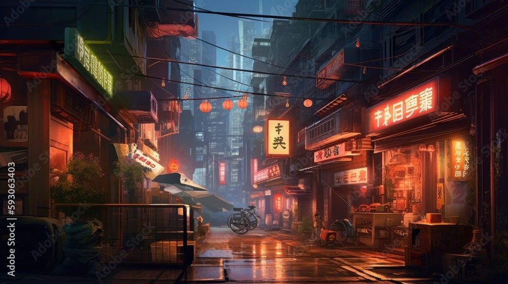 Tokyo Gaming Art Game Environments Background