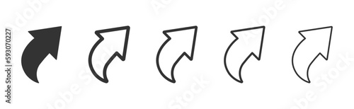 Shortcut vector flat icons
