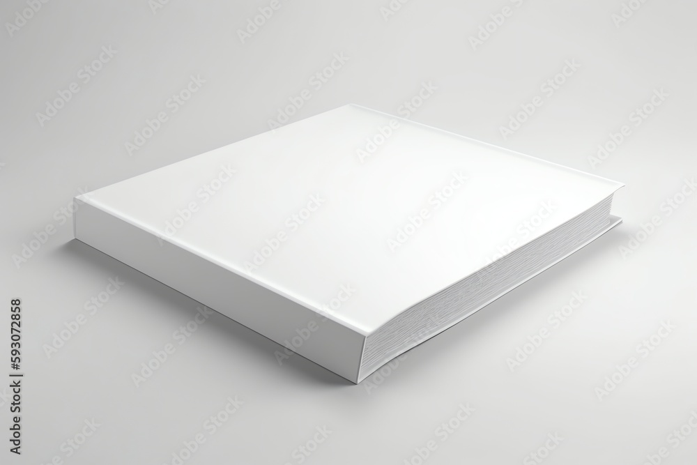 white book mockup white book mockup