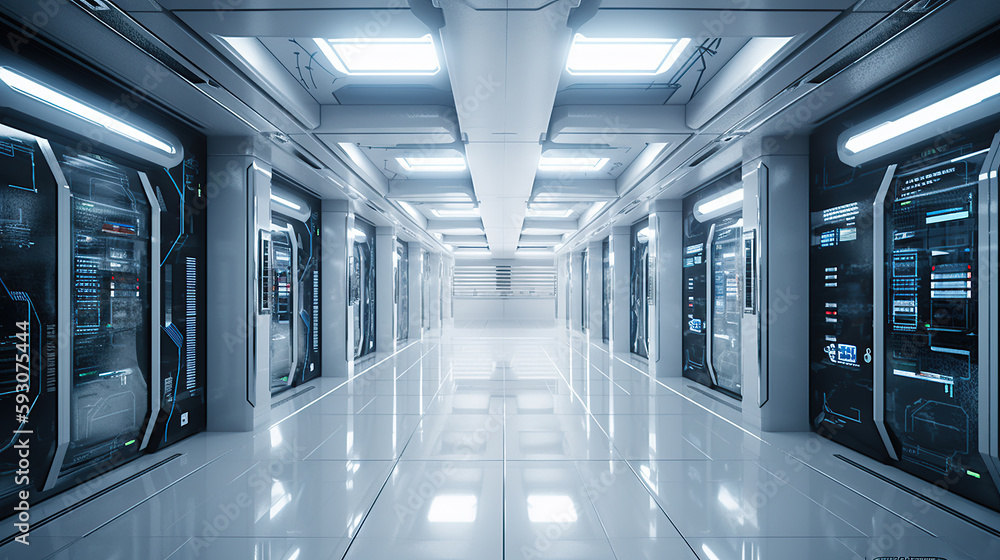 Fototapeta premium Server room