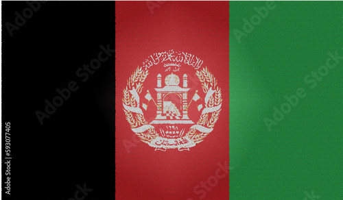 Afghanistan textured flag